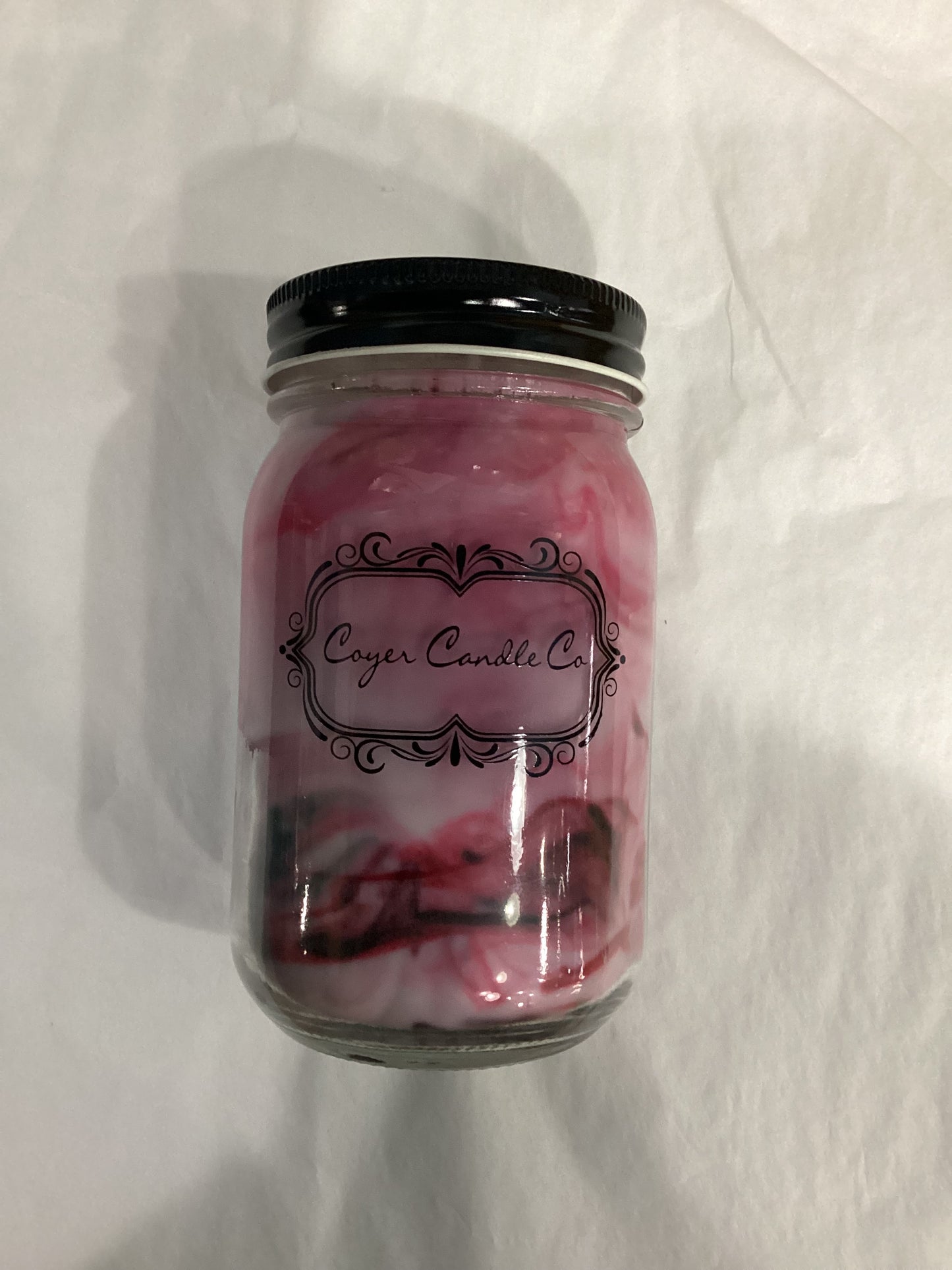 Pint Mason Jars Winter Collect candle