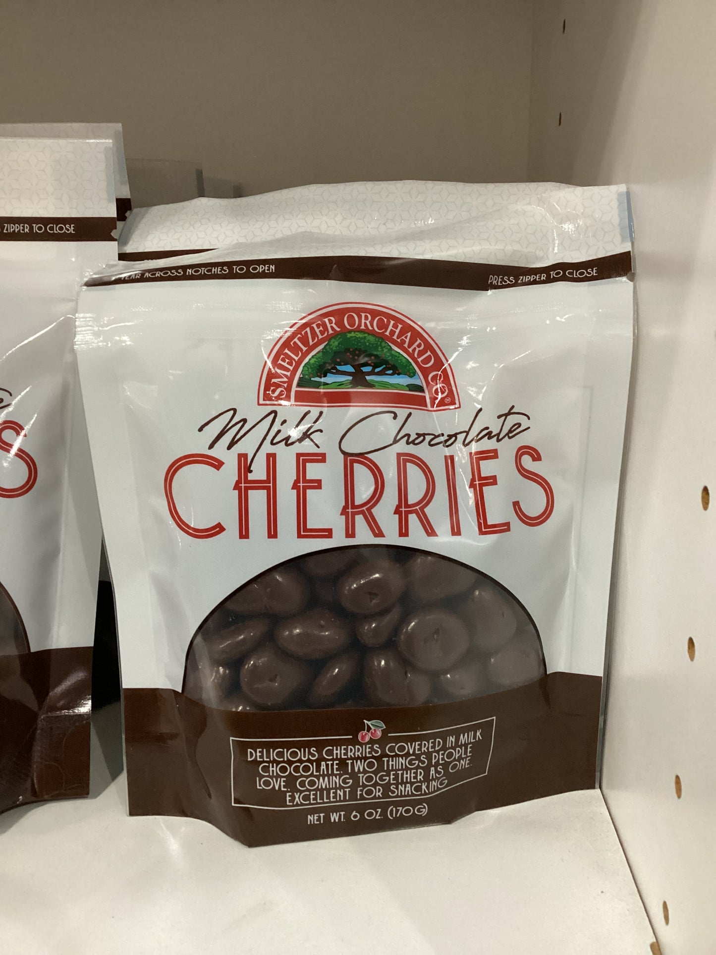 Milk Choc Cherries - 6oz-6oz