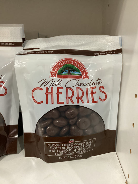 Milk Choc Cherries - 6oz-6oz