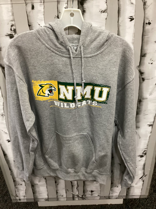 NMU Hoodie - S-Athletic Gray