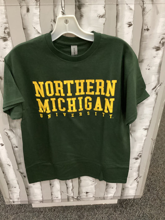 NMU Tee -Hunter Green