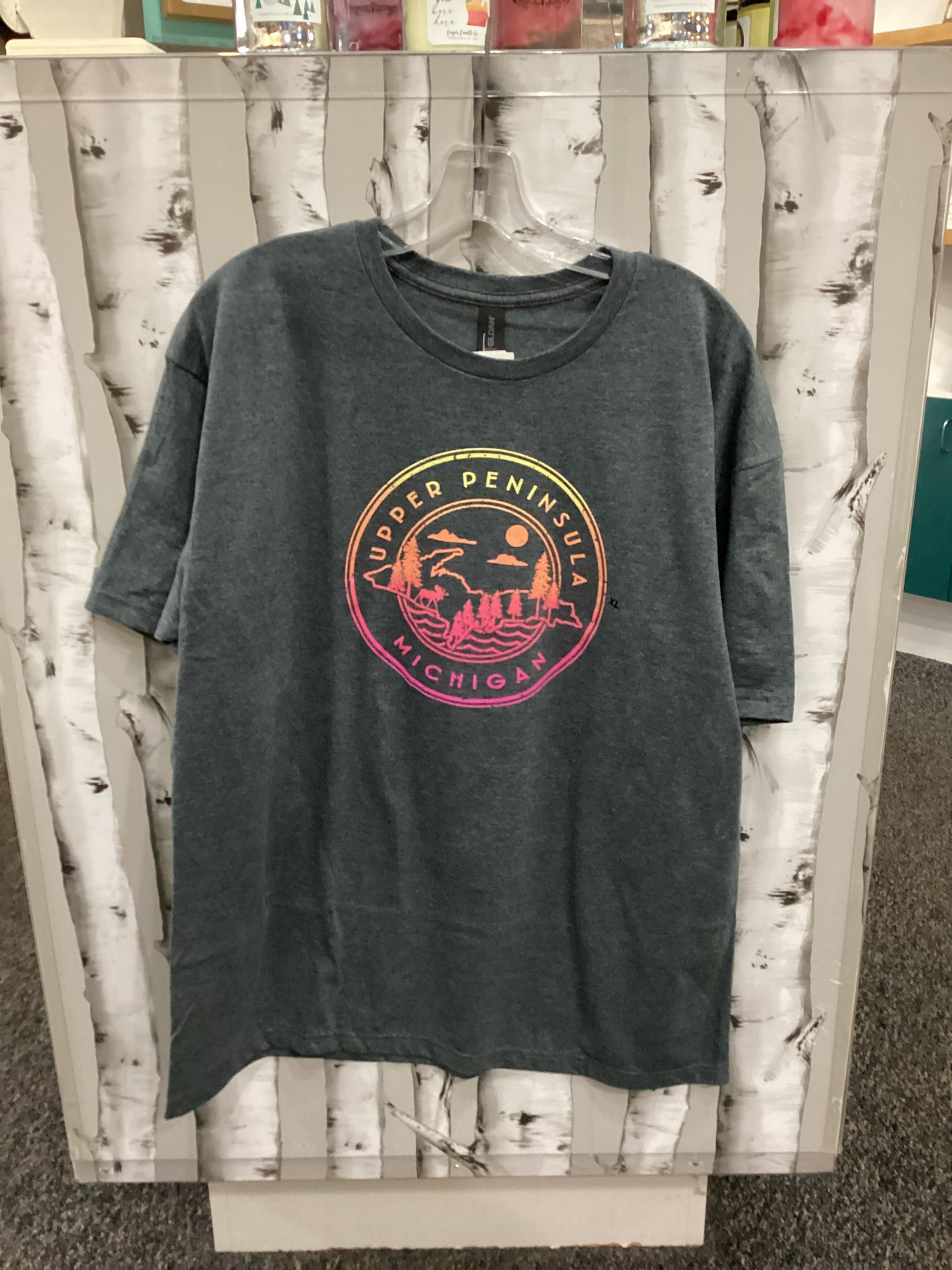 Paradise Vibes Tee -Dk Heather