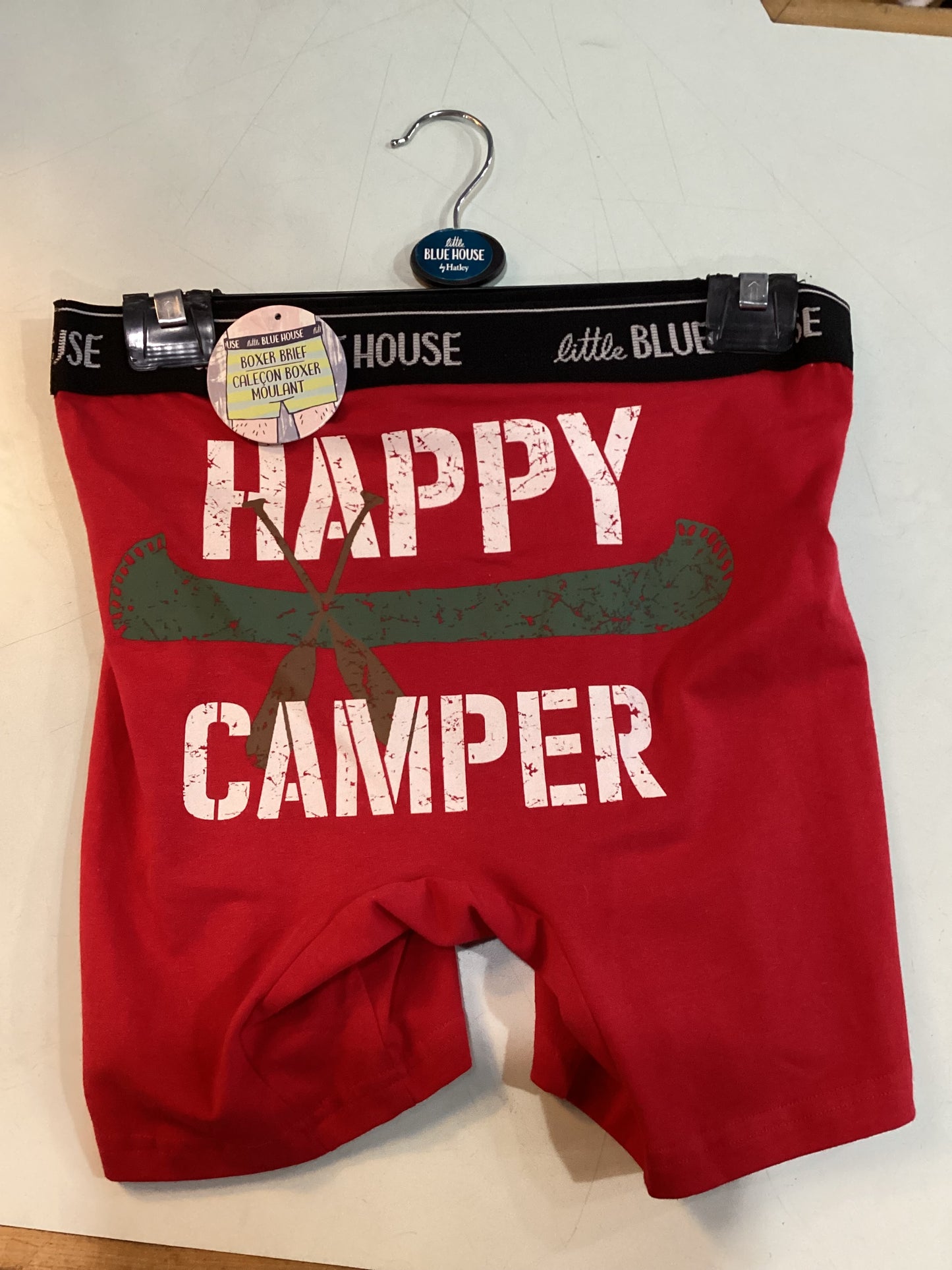 Mens Boxer's Happy Camper -S-S