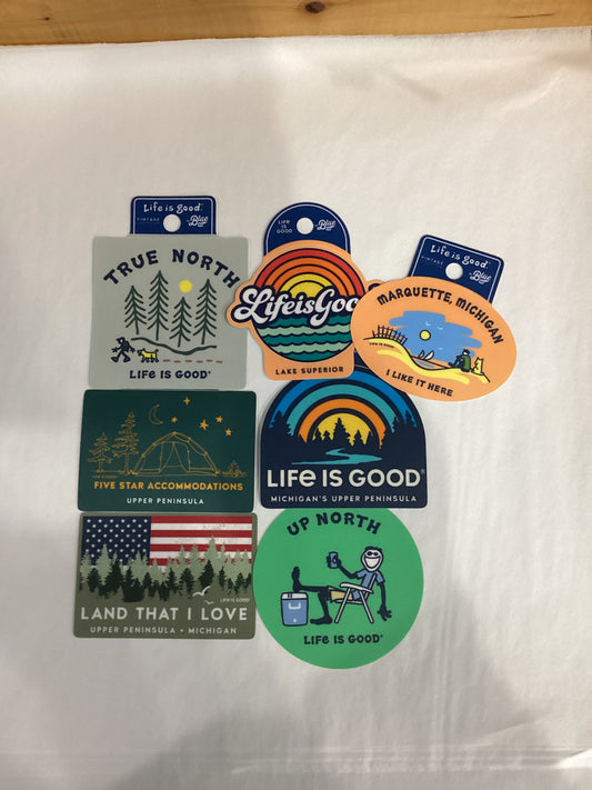 Life Is Good Stickers