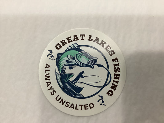 Great Lakes Fishing Sticker