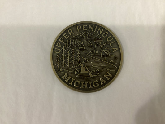 Magnet Brass Upper Peninsula