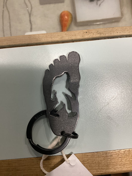 Footprint Keychain