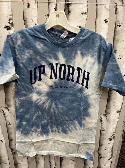 UP North Tie Dye Tee -Shadow