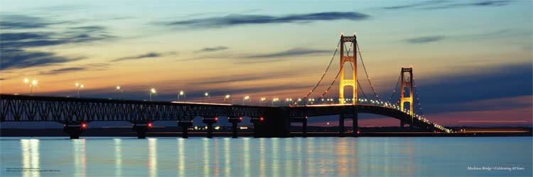 Mackinac Bridge Rolled