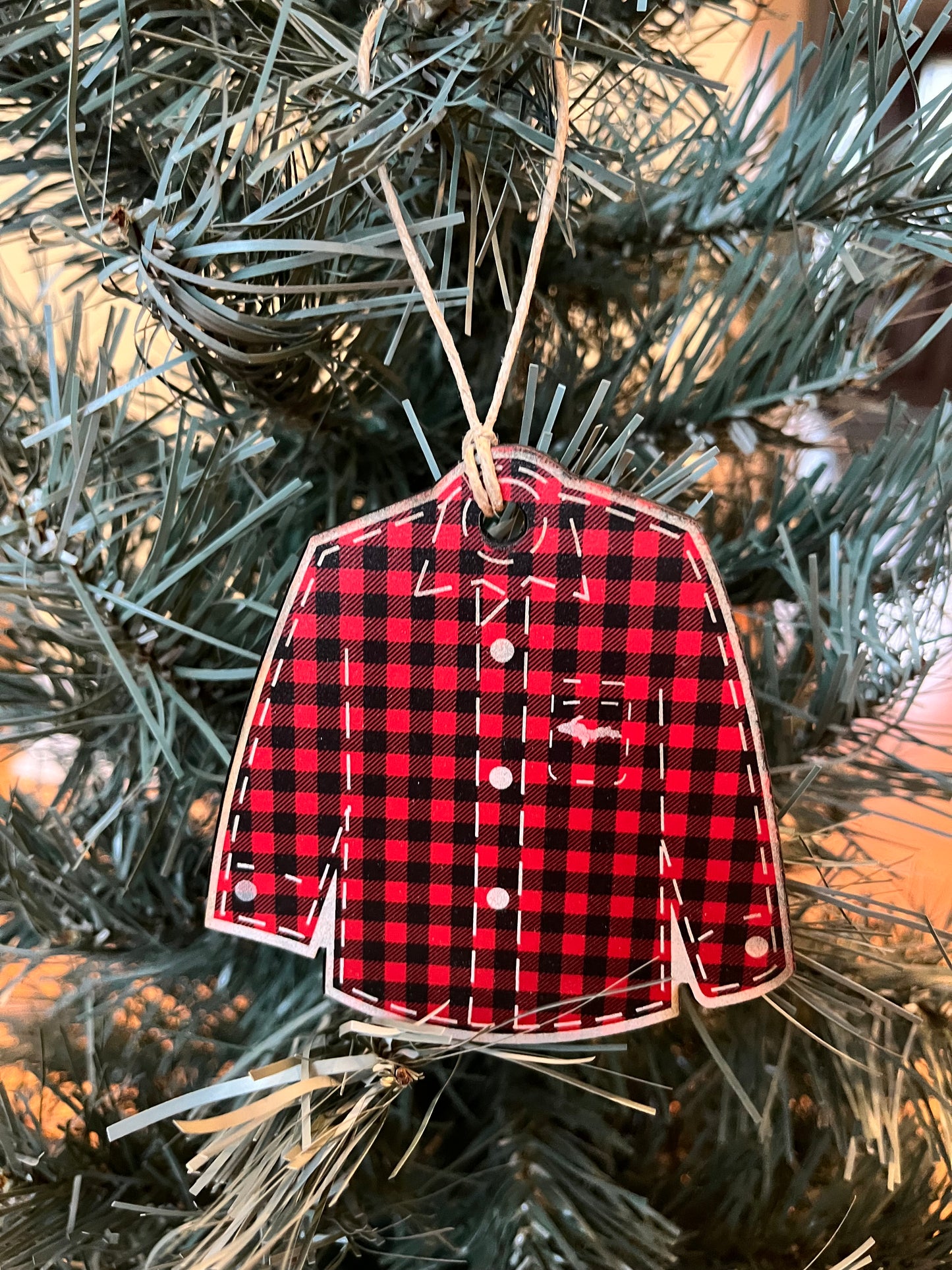 Buffalo Plaid Shirt Ornament