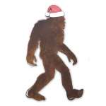 Bigfoot Santa Magnet