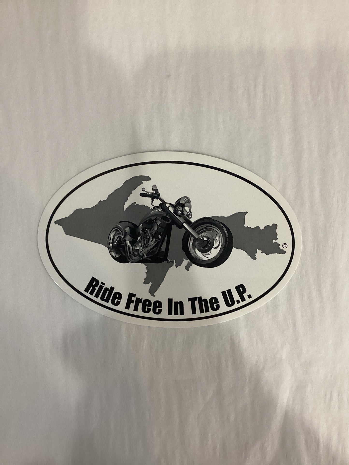 Ride Free in the UP Sticker