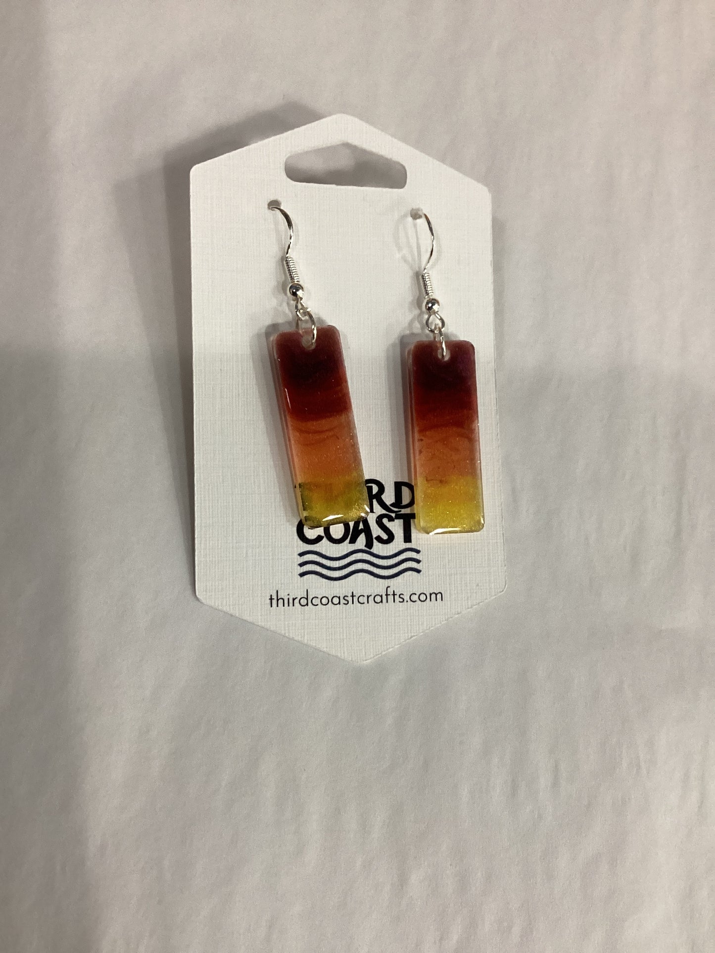 Dangle Earring Waves or Sunset