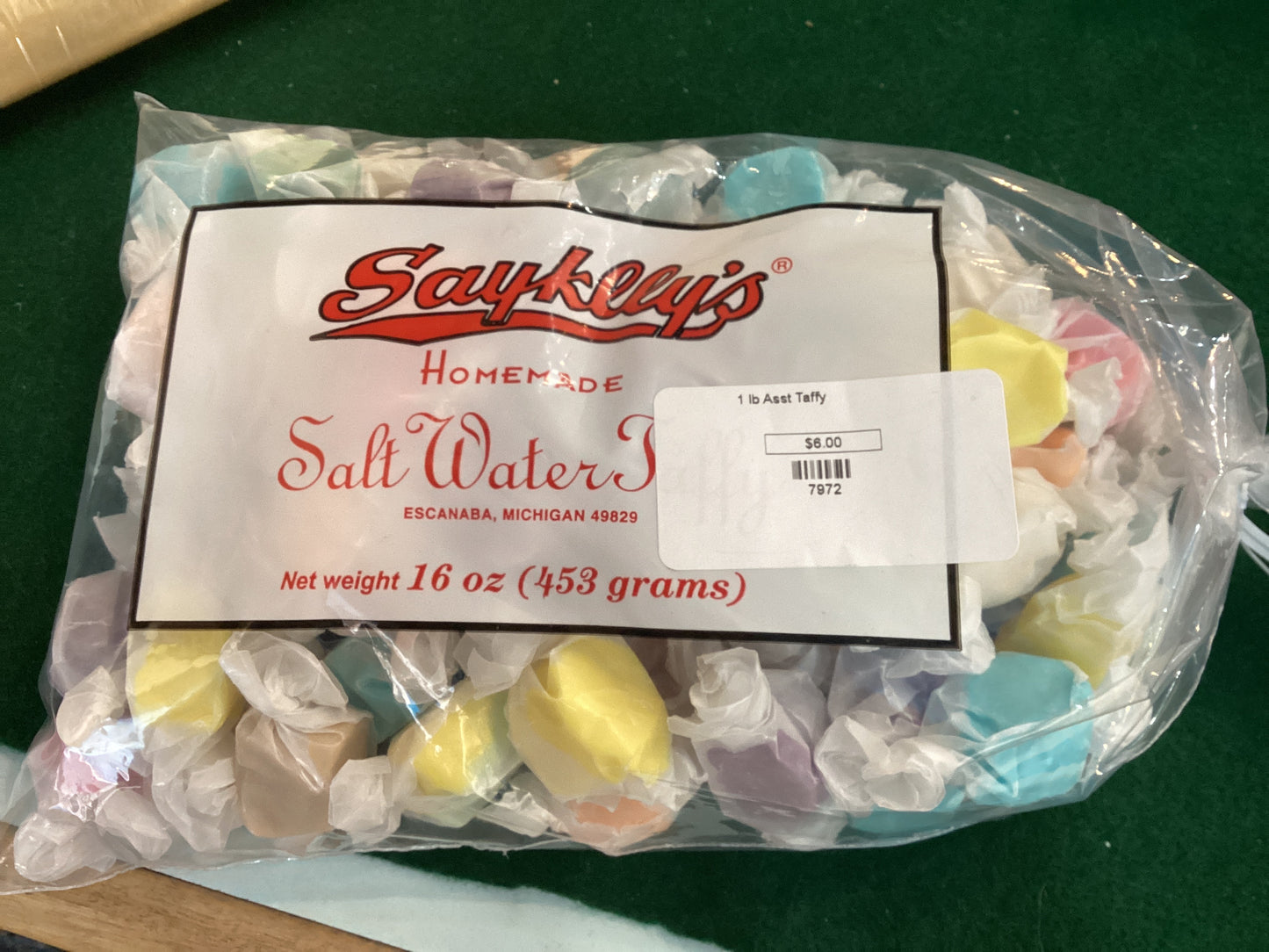 1 lb Asst Taffy