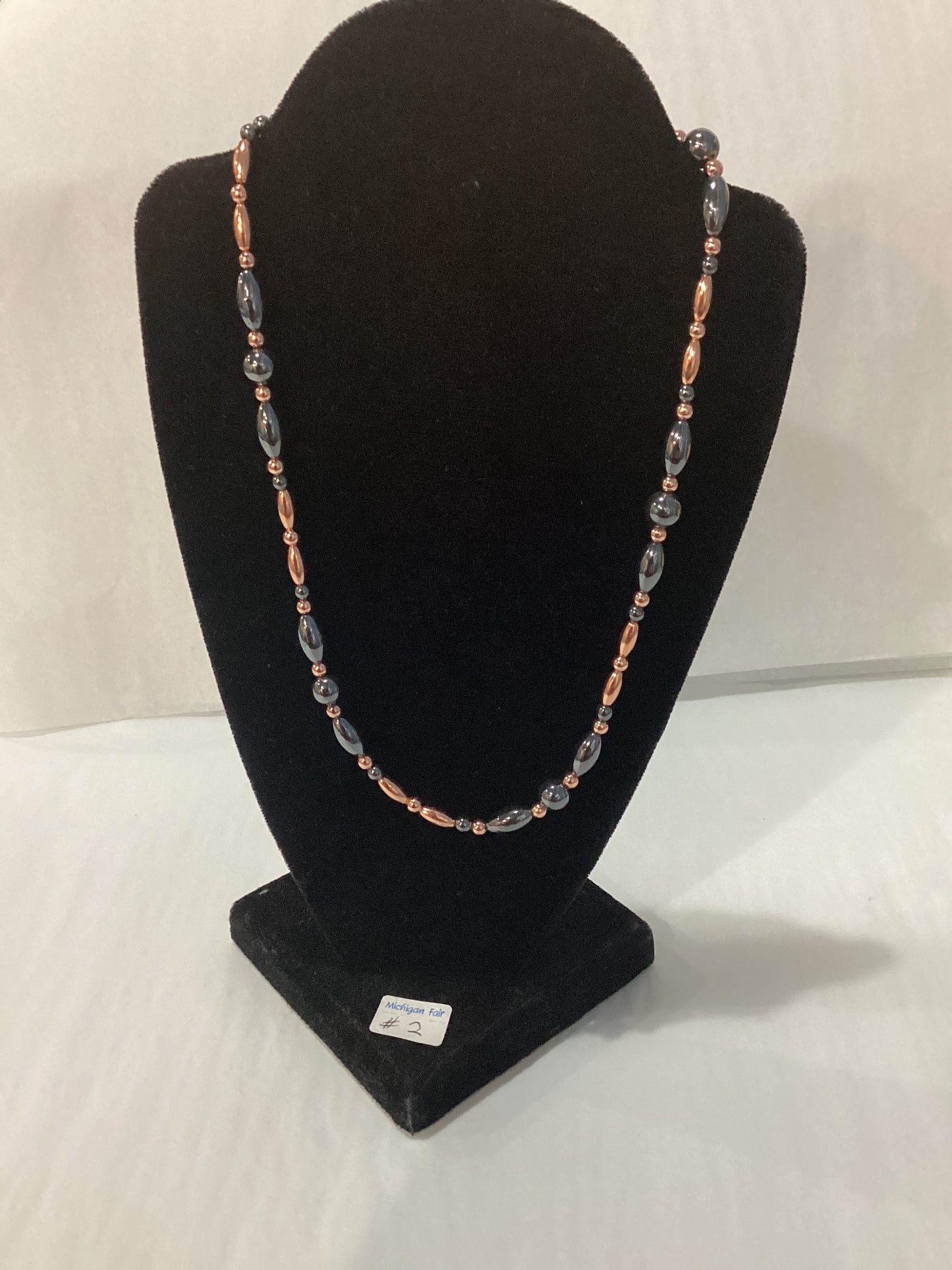 Copper/Hematite Necklace