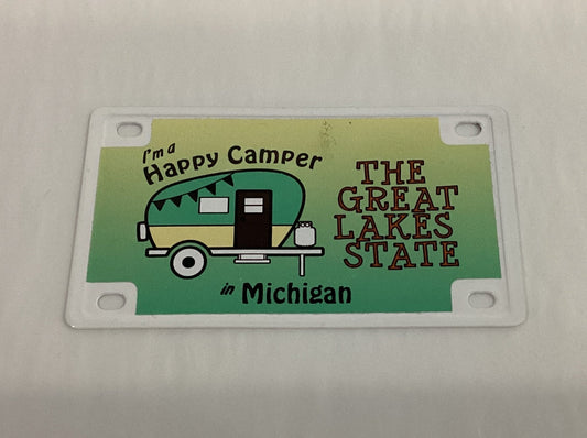 Happy Camper Bike Plate