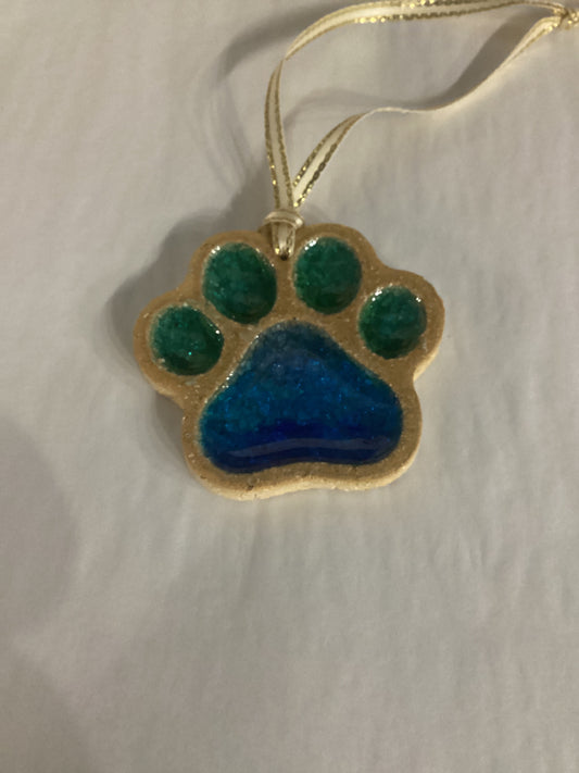 Paw Print Ornament