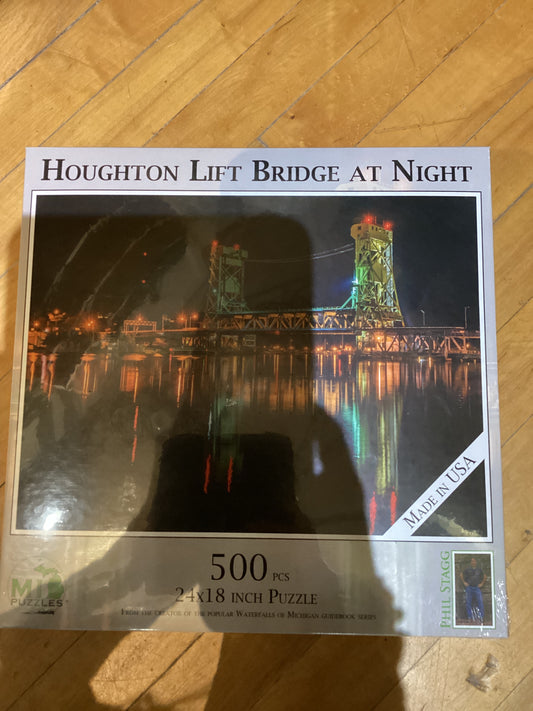 Houghton Bridge @ Night - 500-500