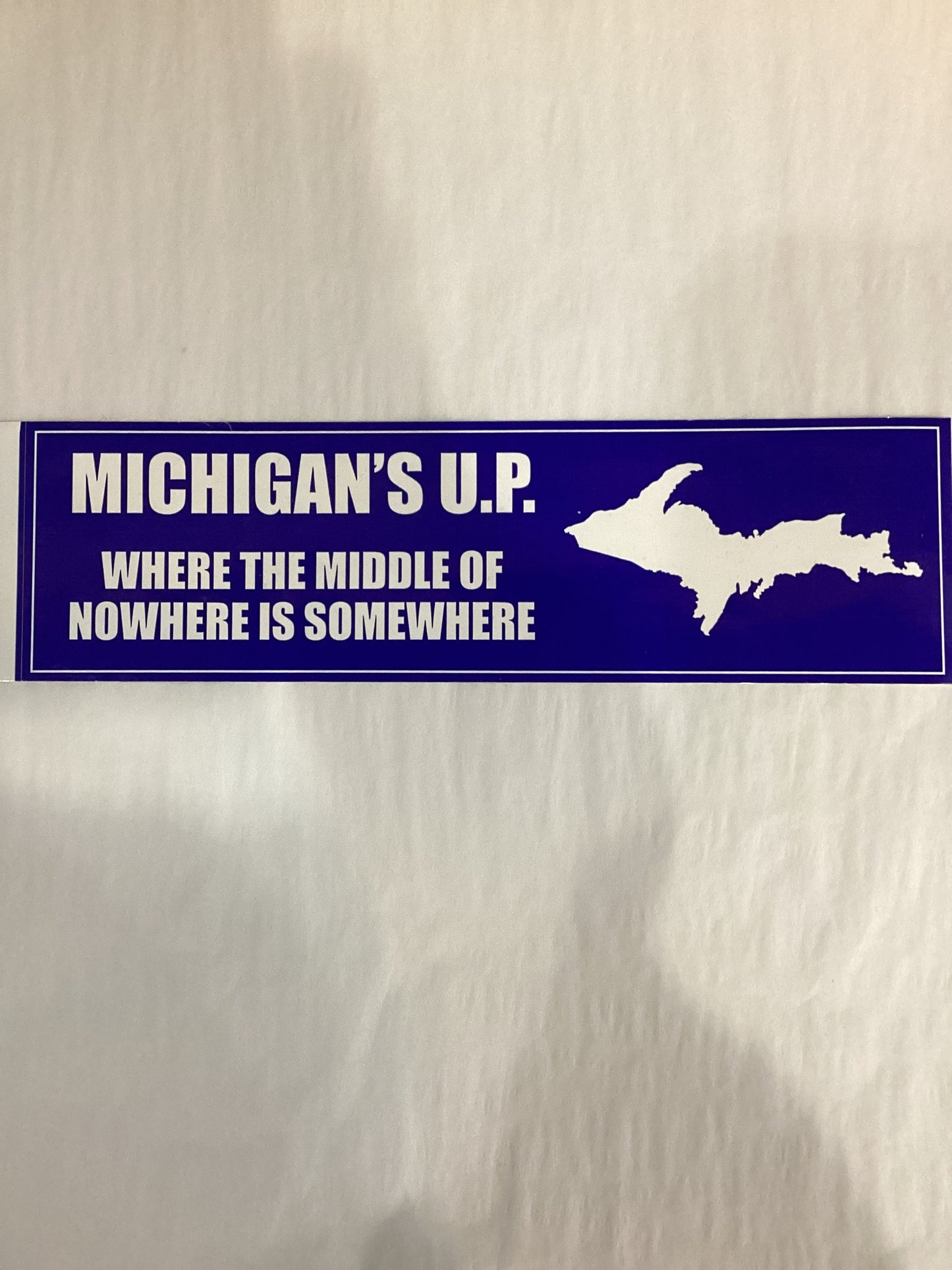 Michigan's U.P. Bumper Sticker