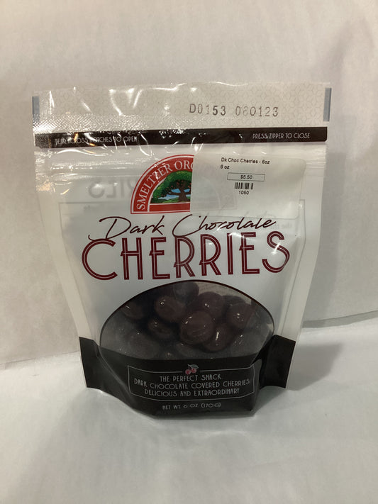 Dk Choc Cherries - 6oz-6 oz