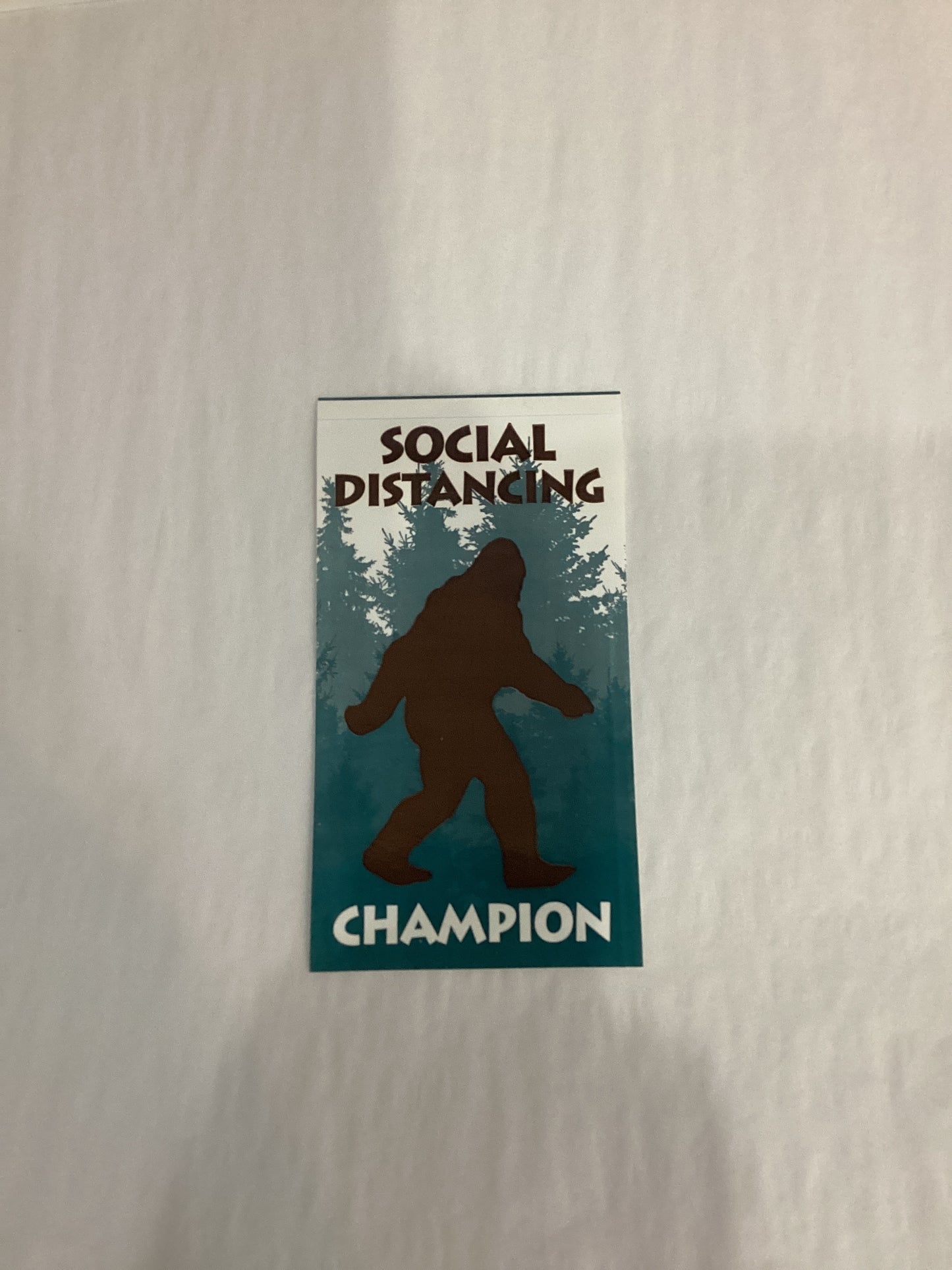 Bigfoot Social Champion Sticker