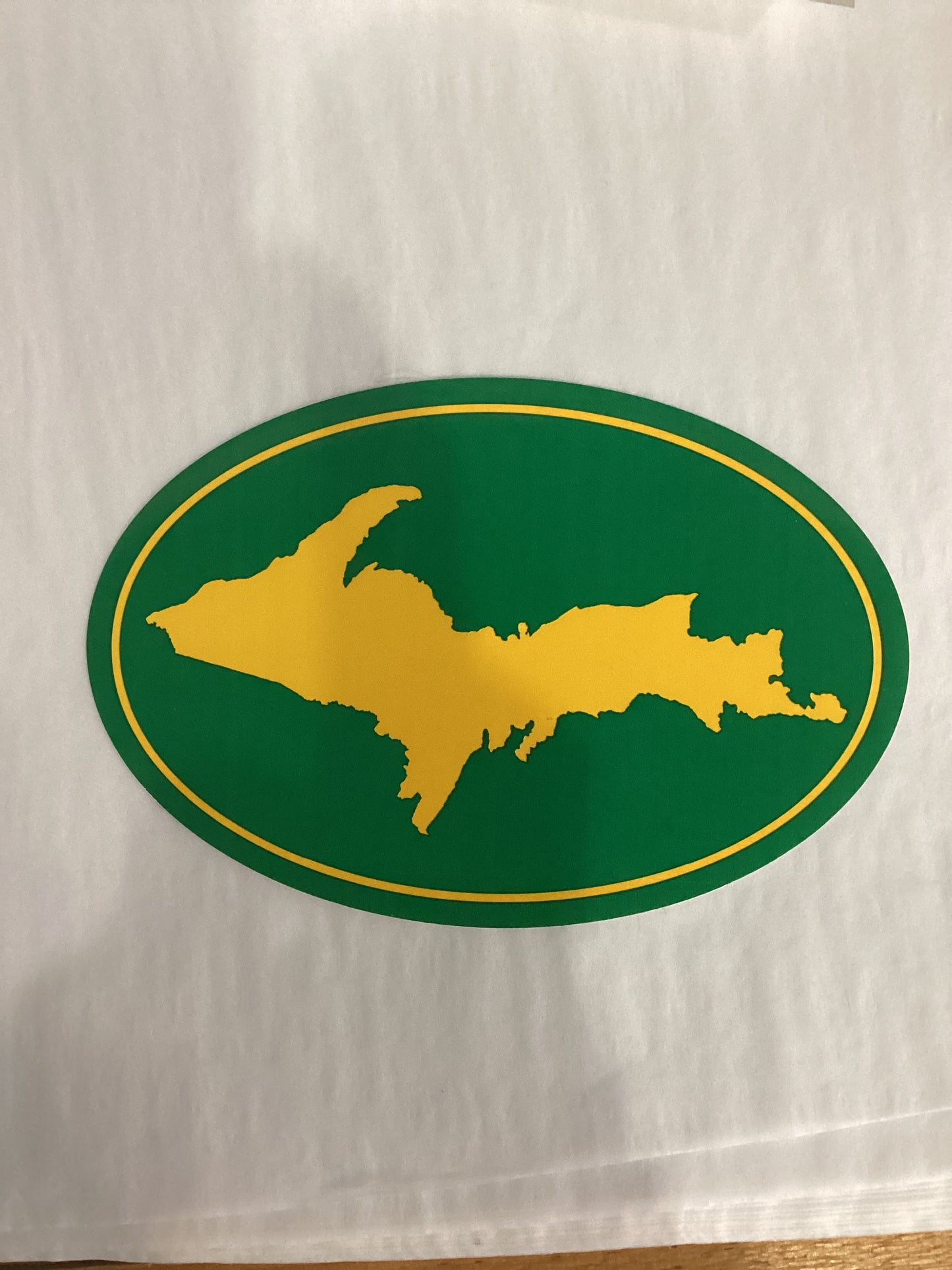 UP Sticker Green/Gold