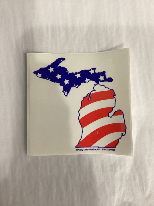 Michigan Flag Sticker