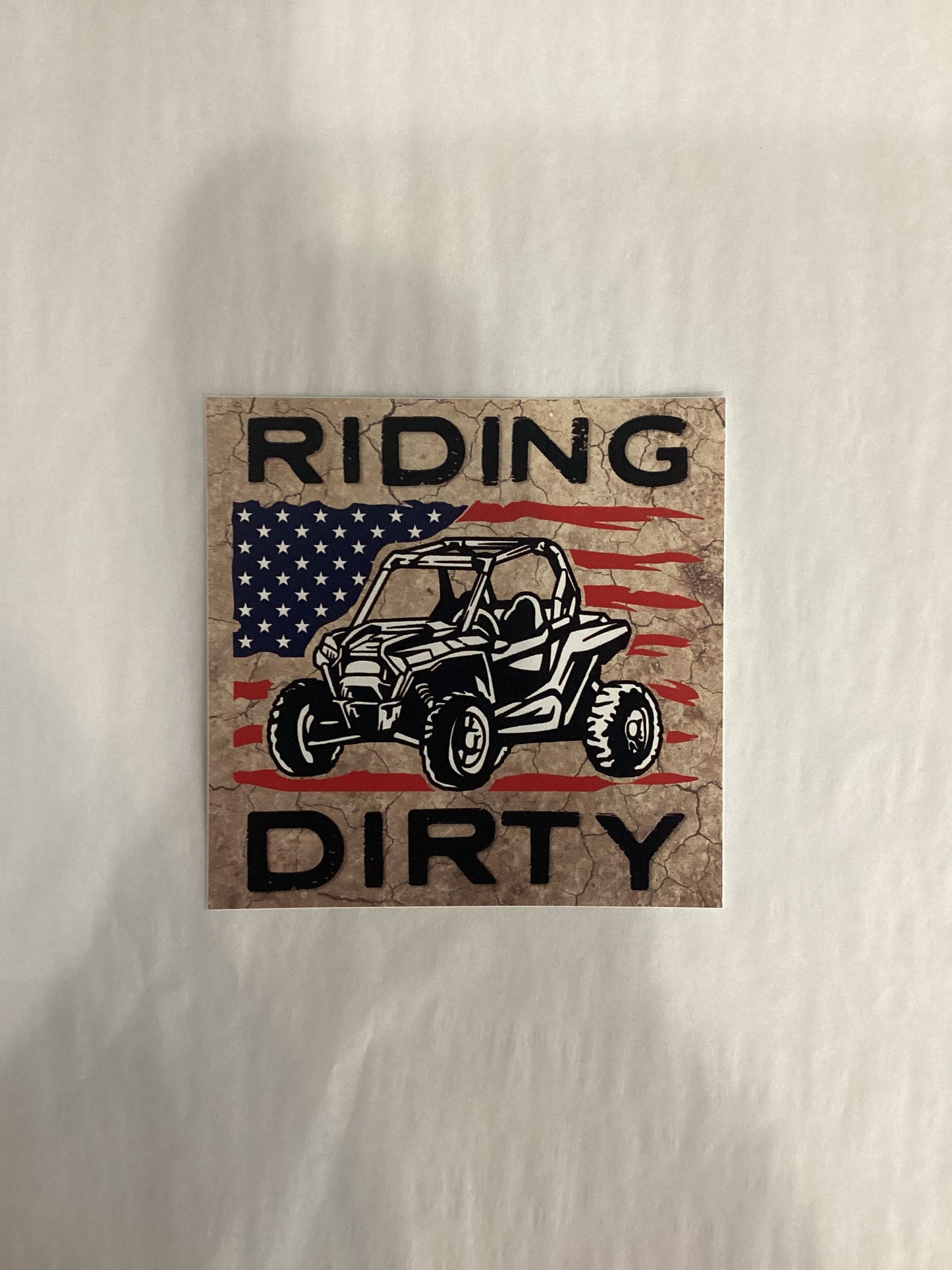 Riding Dirty Sticker